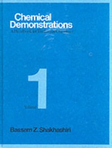 Chemical Demonstrations: v. 1: A Handbook for Teachers of Chemistry