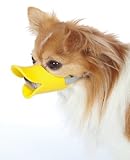 口輪に見えないキュートな口輪quackクァック Sサイズイエローピンクブラウン