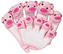 Funny Fingers PIG Piggy Piglet Parent & Child Bath Mitts Glove Set