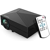 2016 New Updated Tronfy Full Color 130" Entertainment Home Cinema Theater Multimedia Portable LCD LED Pico Projector 800x480p Optical Keystone Usb/av/sd/hdmi/vga Interface Video Games Movie Night