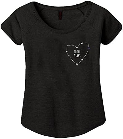 To The Stars Constellation Women's Top (Large, Vintage Black)