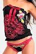 Ed Hardy Love Cross Tube Top