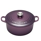 LeCreusetEnameledCast-Iron5-1/2-QuartRoundFrenchOven,Cassis