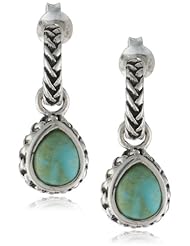 Barse "Basics" Genuine Turquoise Half Earrings