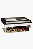 Pet Supplies : Faunarium - Flat - Black Top - Large - 3 pc.