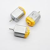 Dowonsol 3個 DC モーター 標準の 130 モーター、玩具用バリスタ付き 6V 0.11A 12500RPM 玩具用モーター