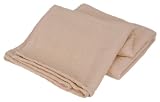 Elite Home Collection Sea Breeze All-Natural 100-Percent Cotton Full/Queen Chevron Woven Blanket, Ivory