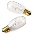 Jerdon JPT25W 25-Watt Mirror Replacement Light Bulbs, 2 on a Card