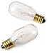 Jerdon First Class JPT25W 25W Mirror Replacement Light Bulbs, Two on a card