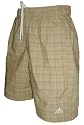 Adidas Mens Beige Leisure Swim Shorts with Zip Pocket