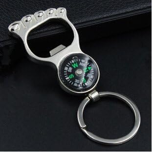 Huloo Compass feet festive gifts metal keychain bottle opener