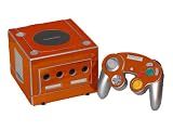 Nintendo Game Cube Skin - NEW - ORANGE CHROME MIRROR system skins faceplate decal mod