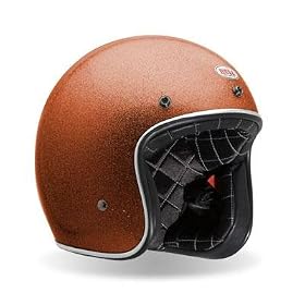 Bell Custom 500 Helmet - Large/Orange Flake: Automotive