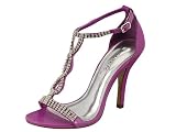 Reneeze PEARL-1 Women's Ankle-Strap High Heel Dress Shoe - Purple