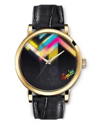 SPRAWL Aanalog Fashion Series Gold Ladies Watches of Genuine Black Leather Strap,Unique Wrist Watch for Women Girls Designed with Bars colored dark gray background