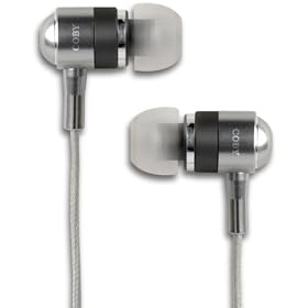Coby CVEM76BLK High-Performance Isolation Stereo Earphones (Black)