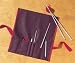 Portable Chopsticks Set w/ Rest & Cloth Pouch Case