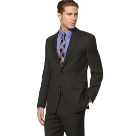 Buy Calvin Klein Suit, Black Stripe by Calvin Klein