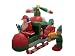 8' Airblown Inflatable Animated Santa in Helicopter Lighted Christmas Yard Art