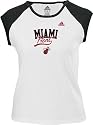 Miami Heat Women's adidas Regal Cropped Sleeve Tee