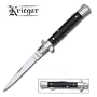Kriegar Folding Stiletto Knives Stainless Steel