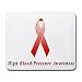 High Blood Pressure Awareness Ribbon Mouse Pad
