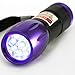 UV LED Ultraviolet Blacklight Emergency Flashlight for Scorpions, Urine, Counterfeit, Stains, Germicidal, Auto Leaks, Hunting, Antiques, Forensics, Camping and more. Finds the Invisible and Makes It Known.