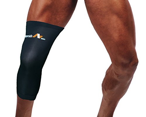 Copperside Athletics Premium Copper Compression Knee Sleeve - GUARANTEED Recovery & Healing-Performance for Muscle and Joint Support - Top Notch Quality-Comfortable to Wear - Not a Tommie Brace