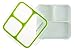 Better Bento Lunch Box - Great for School, Portion Control, and Meal Prep, Green