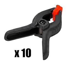 Studiohut 4.5 Photo Video Background Universal Plastic Spring Clamps (Set of 10)