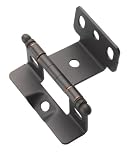 Amerock Full Inset Full Wrap Free Swinging Ball Tip Hinge For 3/4 Doors Oil Rubbed Bronze Single