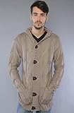 Freshjive The Campos Sweater in Elephant Skin,Sweaters for Men, Extra Large,Elephant