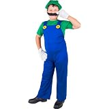 Child's Luigi Mario Brothers Costume (Preteen 14-16)