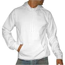 American Apparel California Fleece Pull-Over Hoodie Sweatshirt - Unisex