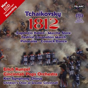 CD-Charts  Music : Tchaikovsky 1812 Overture etc. / Kunzel, Cincinnati Pops (Multichannel Hybrid SACD)