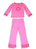 Just a Girl - Girls Long Sleeved Pant Set, Pink
