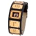 Morgan Ladies Black Leather Strap With Rose Gold Plates and Dial Watch
