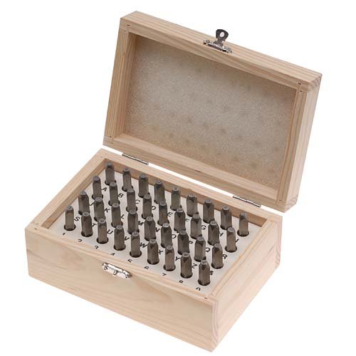 Beadsmith 36 Piece Letter & Number Punch Set 