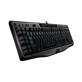 Logitech - Gaming Keyboard G110 - Clavier pour jeu - R�tro �clair� - Douze touches G programmables - Acc�s direct aux fonctions multim�dia - Mode jeu/bureau - Azerty - Noir
