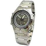 Seiko check SNJ003 Digital Alarm Chronograph World Time Men's Watch