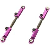 GPM Racing Front Adjustable Camber Link for 1:10 Scale Slash 4X4 with other TRX Models, Purple