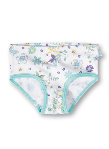 Sanetta M&auml;dchen Slip, All over Druck 332045, Gr. 140, Mehrfarbig (10) Preisvergleich