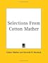 Selections from Cotton Mather