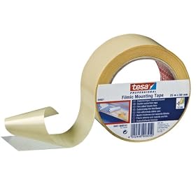 Tesa Professional Filmic Mounting Tape, 50 mm x 25 m