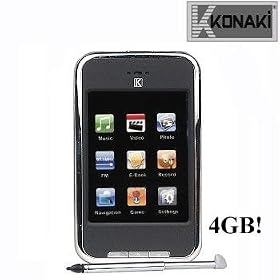 KONAKI DIGITAL TOUCH PERSONAL MEDIA PLAYER WITH CAMERA