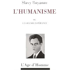 L'humanisme ou la grande esp�rance