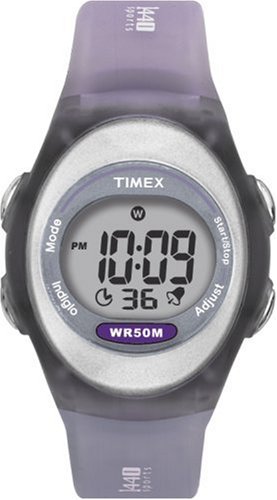 Timex 1440 Sports Youth Translucent Purple Resin Strap Watch - T5B8214E