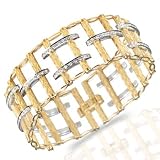 18 Kt Diamond Link Bangle Bracelet