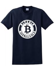 Bitcoin Millionaire T-Shirt Large Navy