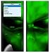 Abduction Green (Alien) - Apple iPod nano 2G (2nd Generation) 2GB/ 4GB/ 8GB Protector Skin Decals - Faceplate Stickers